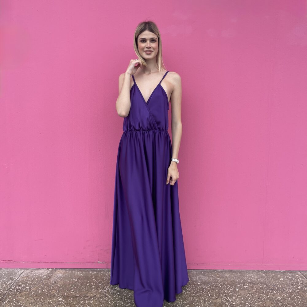 Abito Satin VIOLA