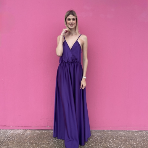 Abito Satin VIOLA