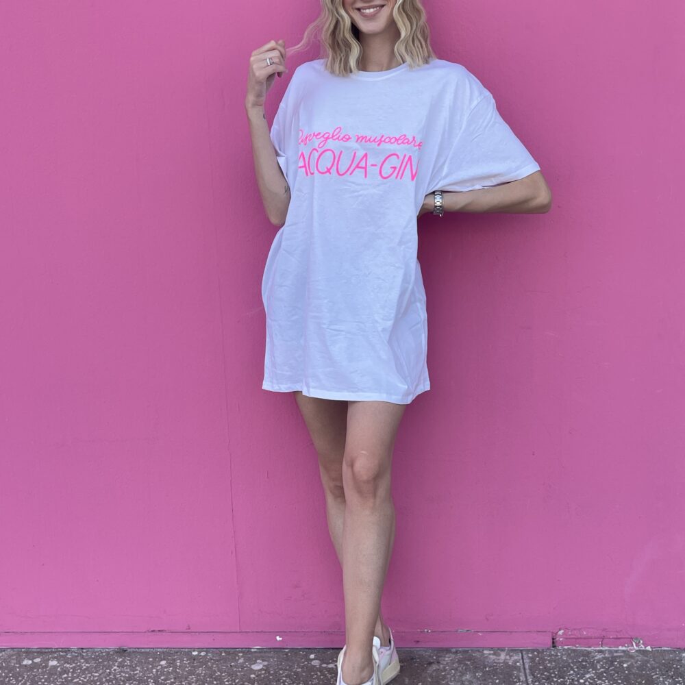 T-shirt "Acqua-Gin" - Vestibilità OVER